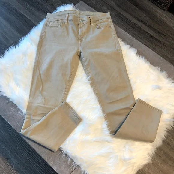 5[7ForAllMankind] The Ankle Skinny beige - Picture 3 of 6